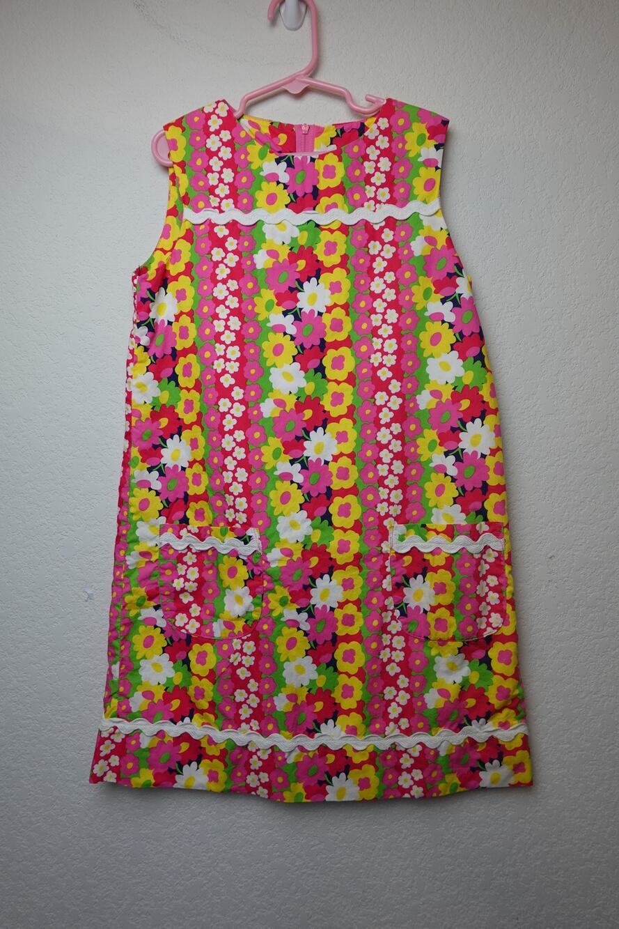 Lilly Pulitzer Girl's Size 10 Multicolor Floral Shift Dress
